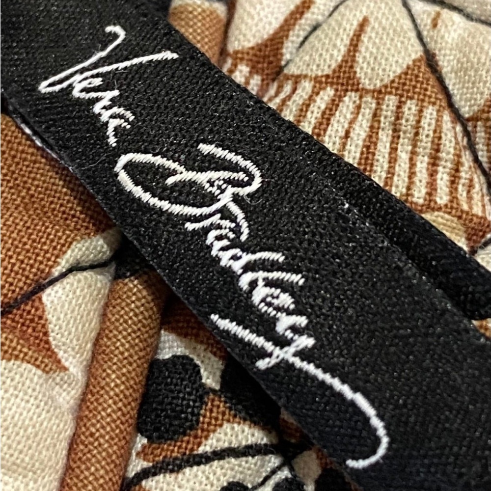 Vera Bradley Crossbody Bag Brown Green Black Quilted Boho Y2K Festival Granola - Picture 9 of 11